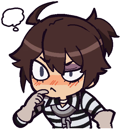 Luca_think emote