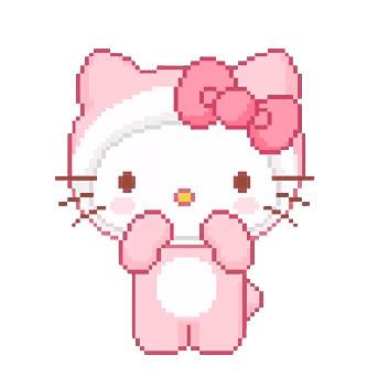 8bit_hello_kitty emote