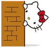 HelloKittyPeek emote