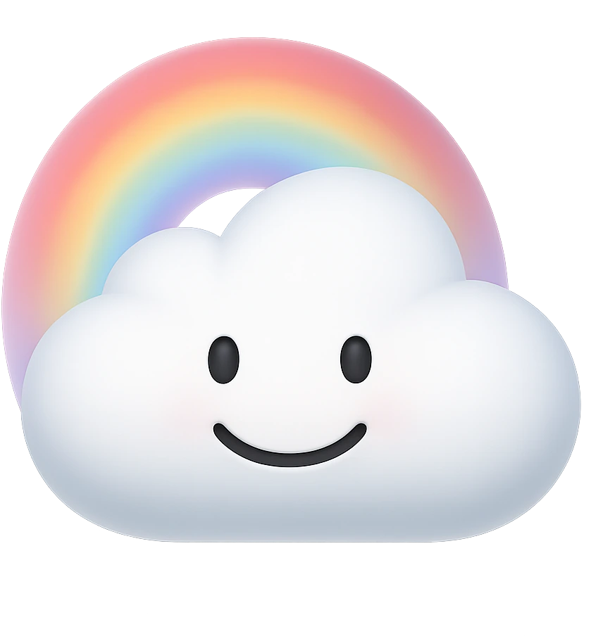 cloud_with_pastel_rainbow emote
