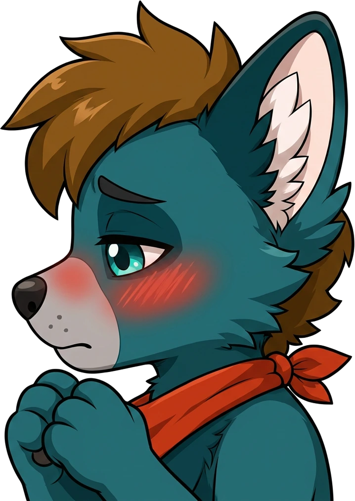 dax_you_shy_blush sticker