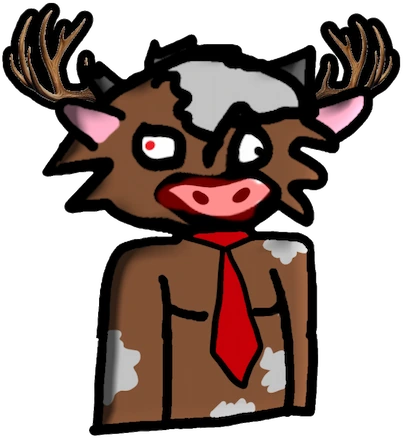 ReindeerCowRedditEan emote