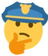 ThinkingCop emote