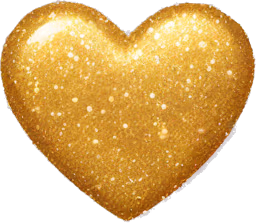 Goldglitterheartx emote