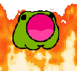 blaze_froggo animated emote