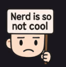 NerdISNOTcool emote