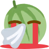 melon_gushing_watermelon_juice emote