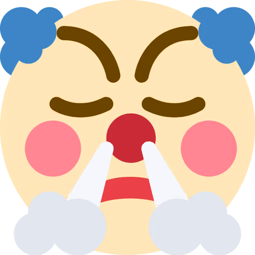 clownfrustrated emote
