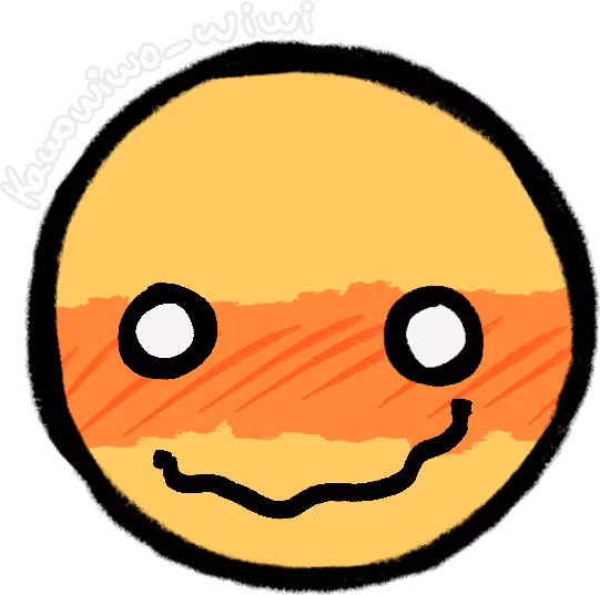 Blushing emote