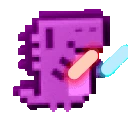 saberDinoPink emoji