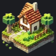Minecraft_small_house emote