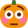 flushed_jack_o_lantern emote