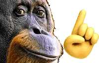 Wrongutan emoji
