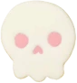 Whiteghostwithpinkeyes emote
