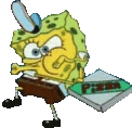 KrustyKrabPizzaSpongeBob emote