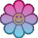 rainbow_flower animated emote
