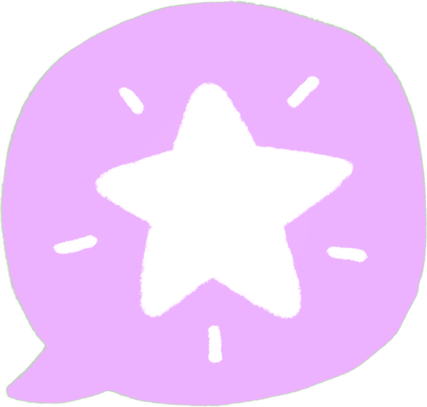 SpeechBubbleStar static emote