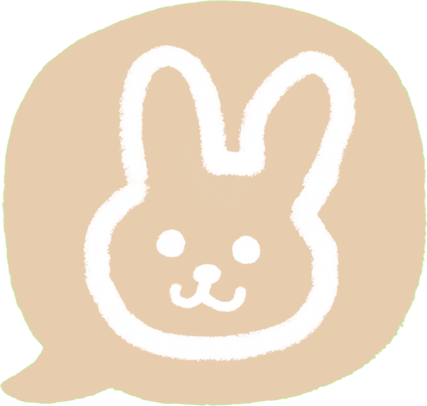SpeechBubbleBunny static emote
