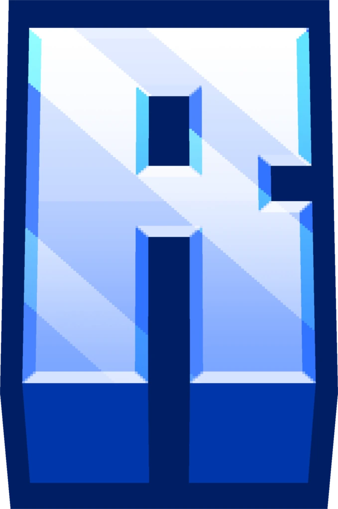 minecraft_blue_R emoji