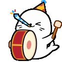 sappyBirthdayDrum emote