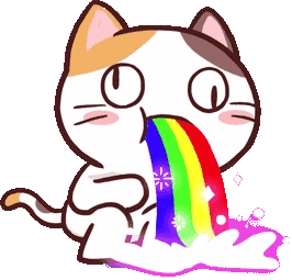 Meong_Rainbow emote