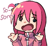 bocchisorry emote