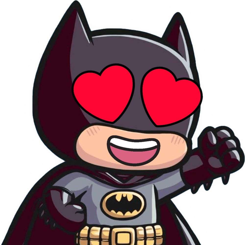 Batman_HeartRedEyes emote