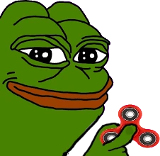 PepeFidgetSpinner emote