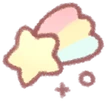 PastelShootingStar emote