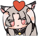 kurumiheart emote