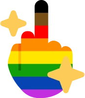 poc_lgbt_middle_finger emoji