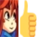 glumbsup emote