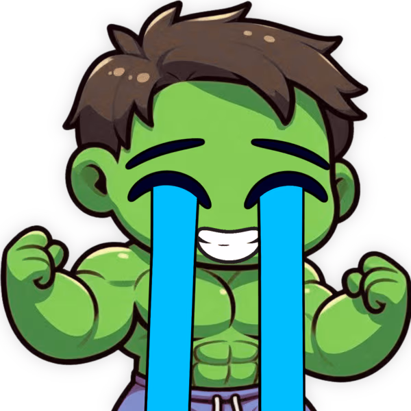 Hulk_CryLaugh emote
