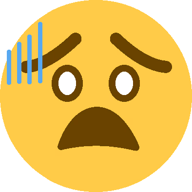 terrified emote