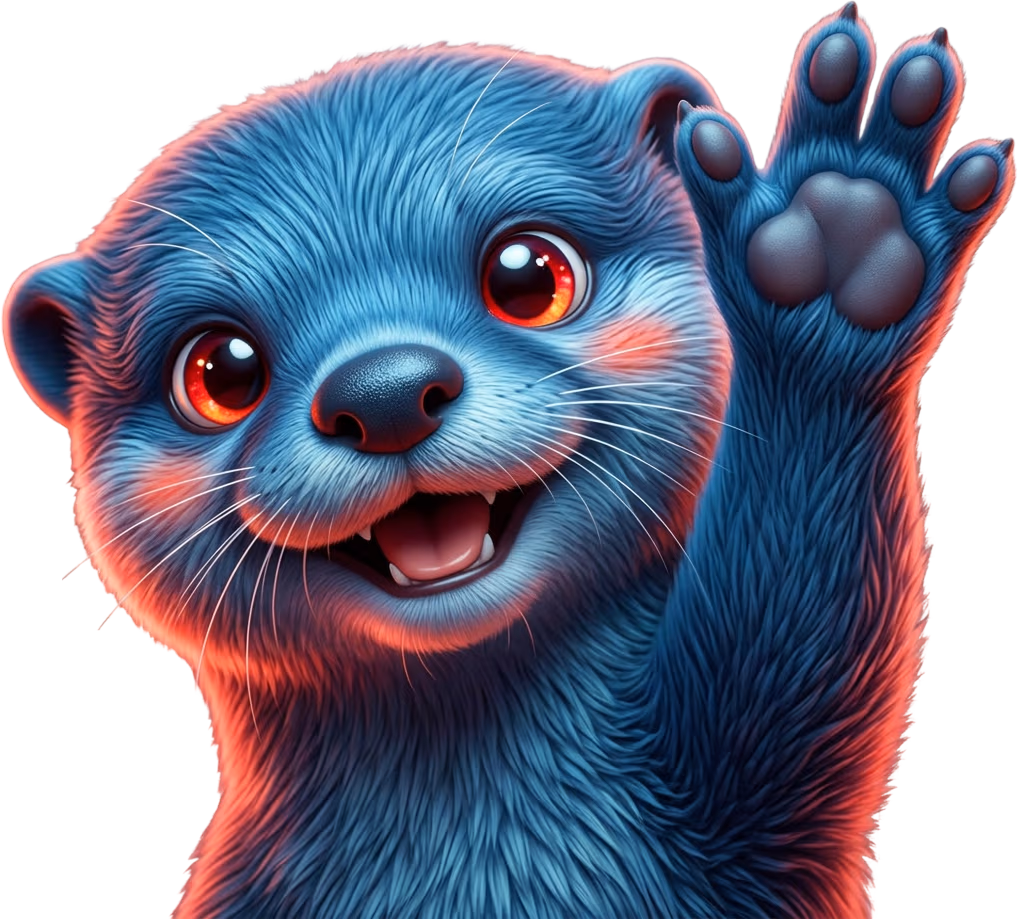 otter_waving_hello emote