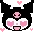 kuromi_heart_eyes emote