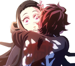 TanjiroTightlyHugging static emote