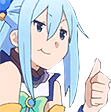 AquaThumbsUp emote