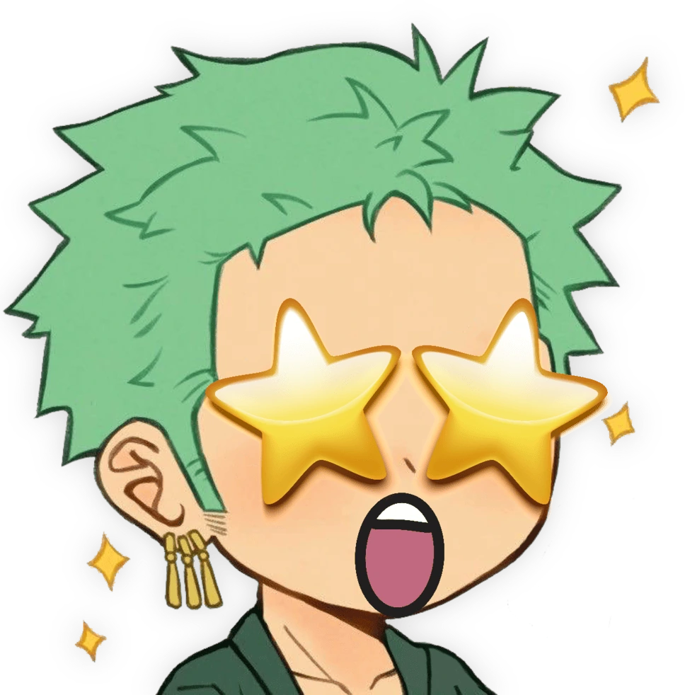 Zoro_ShockedStar emote
