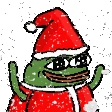 pepechristmashype emote