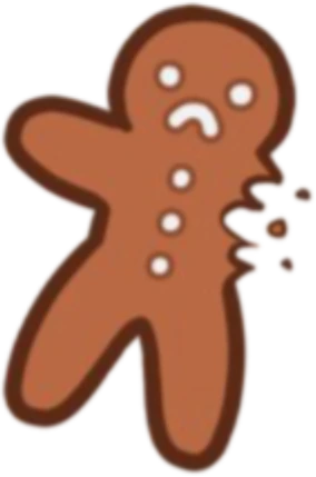EatenGingerbreadMan emote