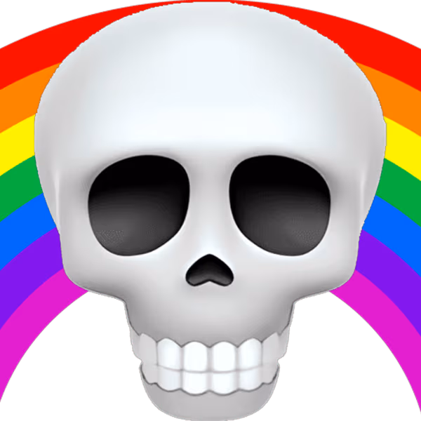 SkullRainbow emote