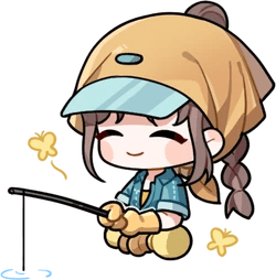 NikkiGoneFishing static emote