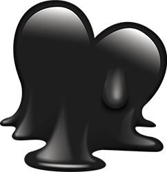 black_melting_heart static emote