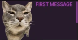 FirstMessage emote