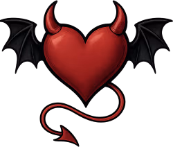 Devilheartwithwings emote