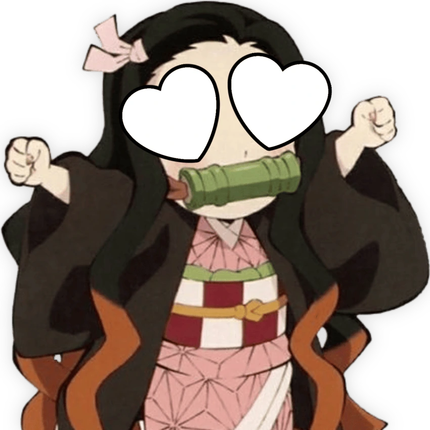 Nezuko_HeartWhite emote