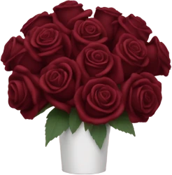 Bouquetofburgundyroses emote