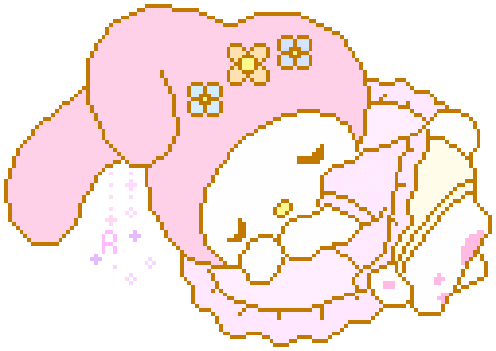 sleeping sticker
