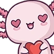 AxolotlHeart emote